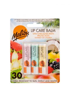 Malibu Lip Care Balm SPF30, 3 stk.