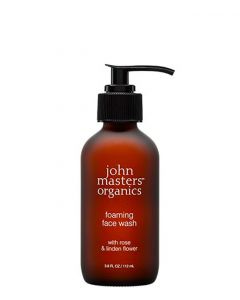 John Masters Organics Rose Foaming Face Wash, 112 ml.